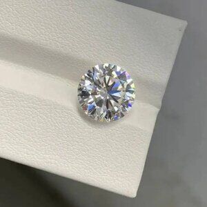 Certified Moissanite Brilliant Round Cut Diamond Loose Stone